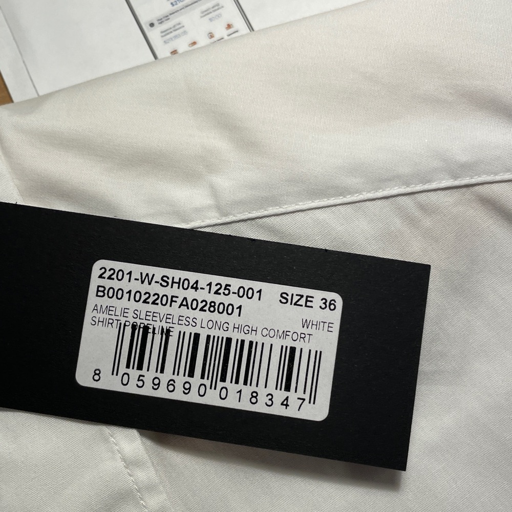 Ann Demeulemeester Women's White Button Down Shirt - Picture 2 of 2